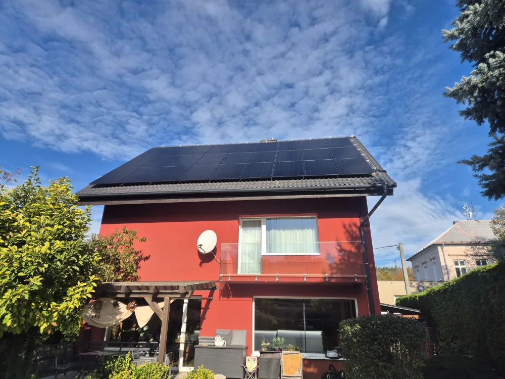 FVE 15 kWp – rodinný dům